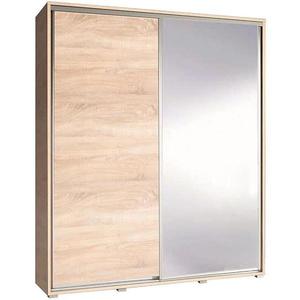 Skříň Se Zrcadlem Penelopa 155 cm Dub Sonoma obraz