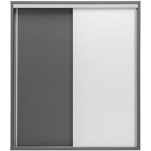 Skříň Zonda 120x140x40 cm Bílý/Šedá obraz