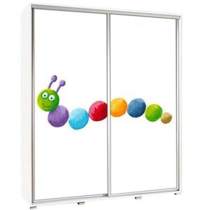 Skříň Penelopa 155 cm housenka obraz