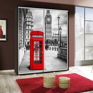 Skříň Penelopa 155 cm Londýn 3 obraz