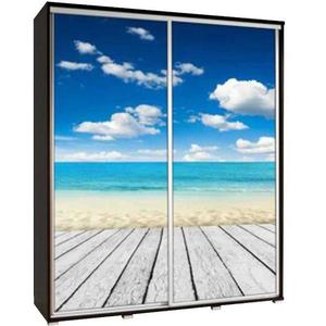 Skříň Penelopa 155 cm pláž 1 obraz