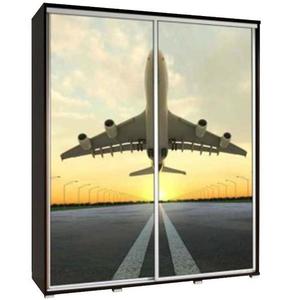 Skříň Penelopa 155 cm letadlo 1 obraz