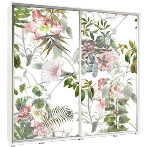 Skříň Penelopa 205 cm květy obraz