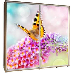 Skříň Penelopa 205 cm motýl 1 obraz