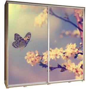Skříň Penelopa 205 cm motýl 2 obraz