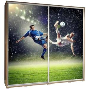 Skříň Penelopa 205 cm fotbalisté 1 obraz