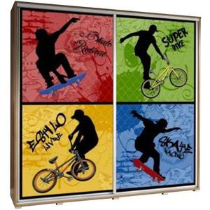 Skříň Penelopa 205 cm skate 1 obraz