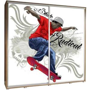 Skříň Penelopa 205 cm skate 2 obraz