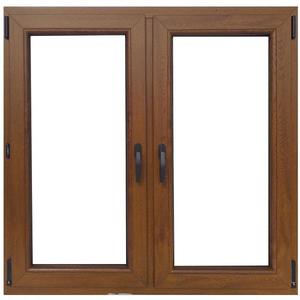 Okno symetrické 116, 5x113, 5 zlatý dub/2-panely obraz