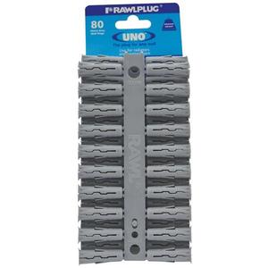 Hmoždinka univerzální Uno šedá 10x36 mm (80ks) obraz