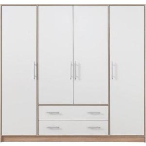 Skříň Smart 200x190x56 cm Dub Sonoma/Bílá obraz