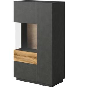 Vitrína Silke 80cm Matera wenge obraz