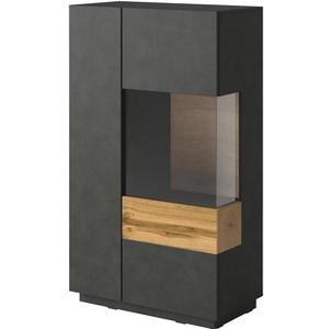 Vitrína Silke 80cm Matera 139x80x40 obraz