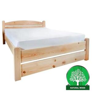 Postel 120x200 cm Borovice obraz