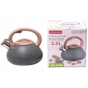 Ocelová konvice s píšťalkou 2, 5 l (3 barvy) 0680-kamille obraz