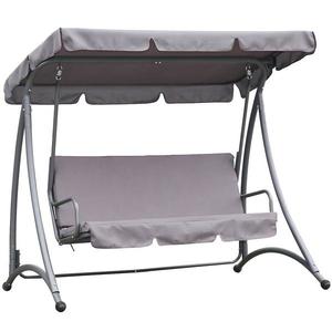 Zahradní houpačka šedá 193x120x167 obraz