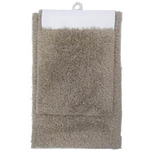 Sada koberečků Béžový 80x50cm + 60x40cm obraz