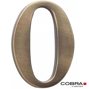 Cislo 3D bronz cesany 0 - 5 cm obraz