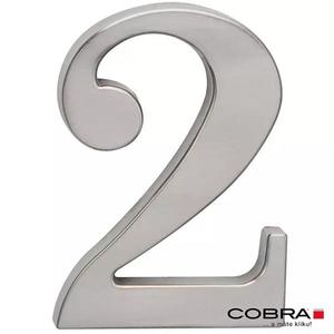 Cislo 3D nikl matny 2 - 5 cm obraz