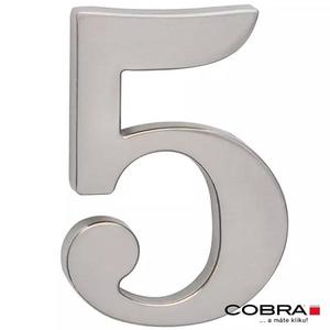 Cislo 3D nikl matny 5 - 10 cm obraz