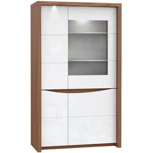 Vitrína Saint Tropez 93cm Dub Sangallo/Bílý 159, 5x92, 7x42 cm obraz