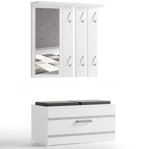 Předsíňová Stěna Opal Bílý obraz