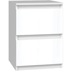 Noční Stolek Malwa W2 Bílý Lesk obraz