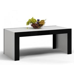 Konferenční stolek Deko D1 Černá/Bílá Lesk obraz