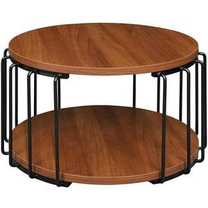 Konferenční Stolek Arwen-II 65x40 ořech/kov obraz