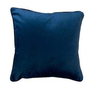 Dekorační polštář Velvet 40x40 modrá obraz