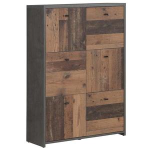 Komoda BEST CHEST old wood vin/beton 6D SQNK321-C764 obraz