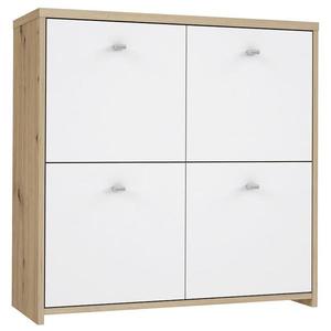 Komoda BEST CHEST dub artisan/bílá 4D SQNK221-C804 obraz