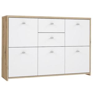 Komoda BEST CHEST dub artisan/bílá 5D2S SQNK233-C804 obraz