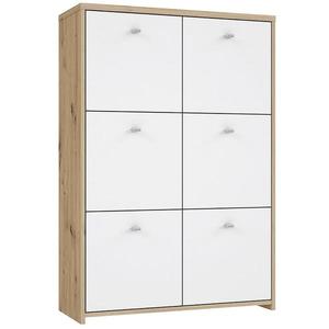 Komoda BEST CHEST dub artisan/bílá 6D SQNK321-C804 obraz