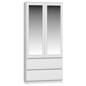 Skříň SS-90 zrcadlo bílý obraz