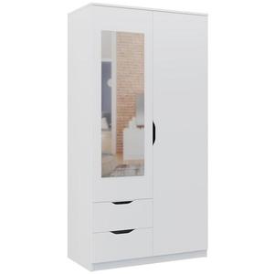 Skříň 2D2S Kelly bílá obraz