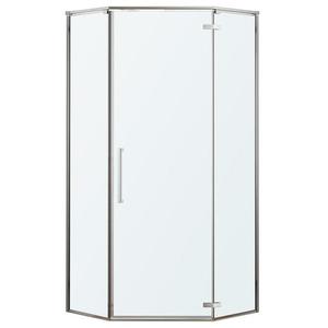 Sprchový kout pětiúhelník Lambda 90x90x195 chrom obraz