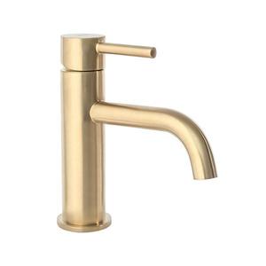 Umyvadlová baterie Lungo kartáčované zlato obraz