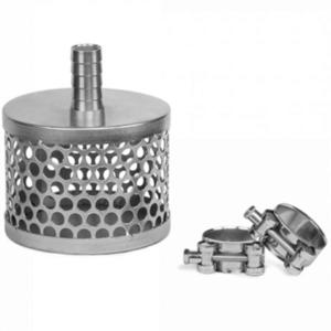 Sací koš ocelový, hadice 25mm 1"+2x GBS svorky obraz