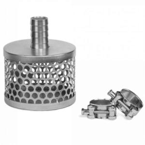 Sací koš ocelový, hadice 32mm 1 1/4"+2x GBS svorky obraz