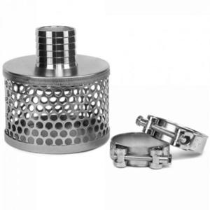 Sací koš ocelový, hadice 50mm 2"+2x GBS svorky obraz