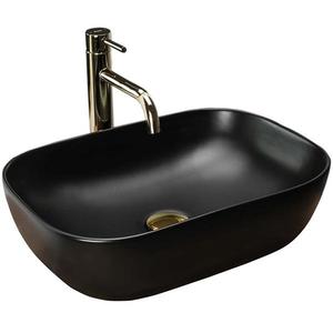 Umyvadlo na desku Belinda Black Matt obraz