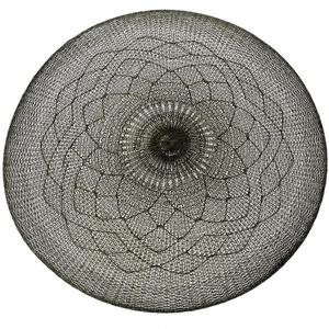 Plastové prostírání 38x0.3x38 cm černá obraz