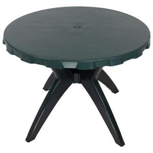 Stůl Dol zelený kulatý obraz