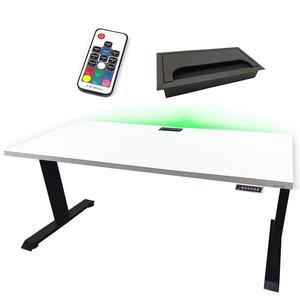 Psací Stůl Top Elektr. Černá/bílá 120x60x2, 8 Model 2 obraz