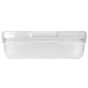 Dóza na potraviny čtvercová snap box 0.25l 252915 čirá obraz