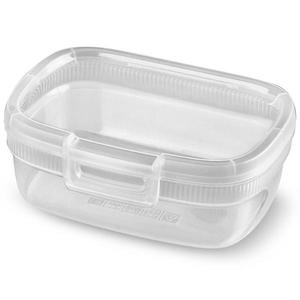 Dóza na potraviny čtvercová snap box 0.4l 252940 čirá obraz