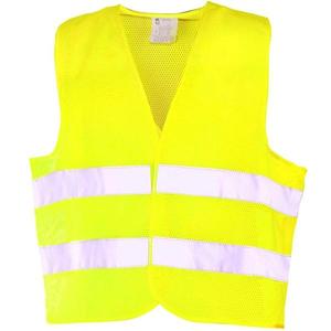 Reflexní síťovaná vesta se dvěma reflexními proužky XXL obraz