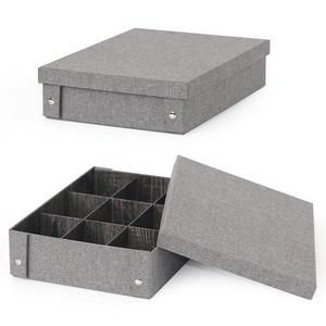 Skládací box šedý 35x8, 5x26 cm obraz