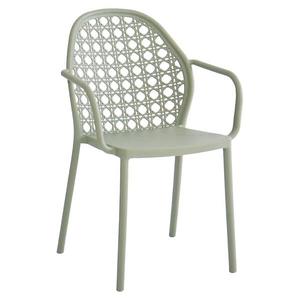 Plastová židle zelená 82x58x54 cm obraz